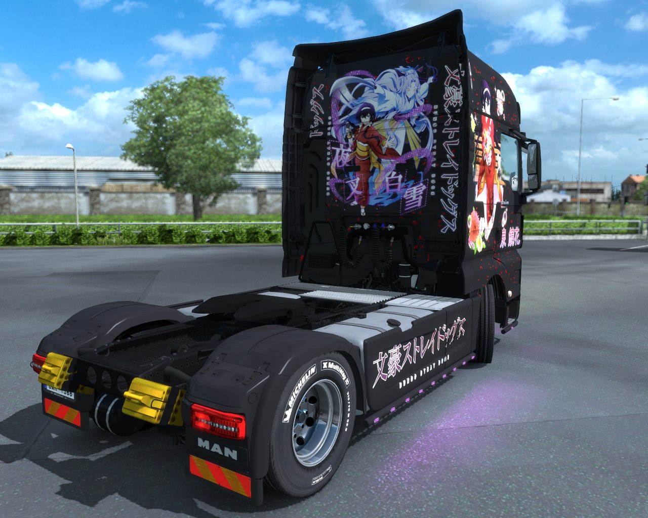 Asiro Twitterissa After A Very Long Pause I M Coming To Ets2 Again So I Decided To Make A New Skin With One Of My Favorite Anime Character Skin Is Not Yet Finished