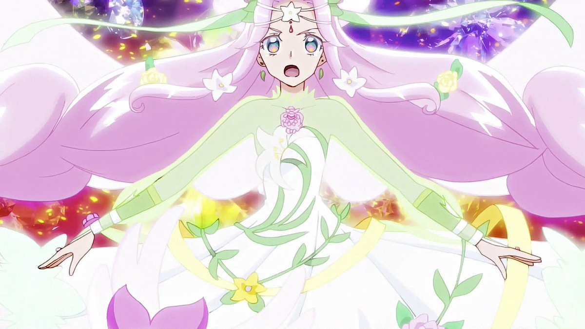 Hetax Film 映画キュアモフルン 略し過ぎ より ハートフルスタイルの各プリキュアさんを ミラクルさんの表情が何かカッコいいぞ Precure