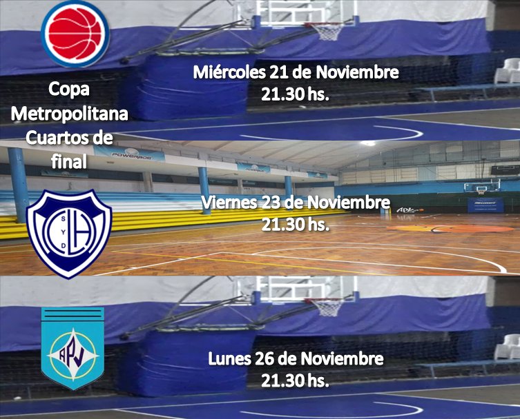 #Copametropolitana
Cuartos de final <a href="/FEBAMBAok/">FEBAMBA</a> entre <a href="/LasHerasBasket/">Las Heras Basket</a> y <a href="/BasquetVersa/">Ateneo Popular de Versalles</a>