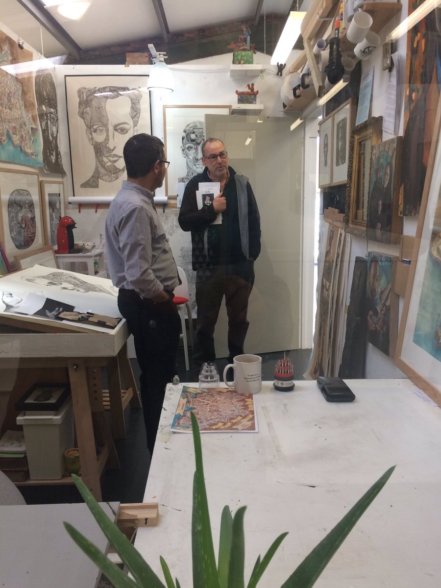 YCanvin's tweet image. Some great interactions during @LeicesterPrint Print Festival with lots of free activities on today and tomorrow (11-5)