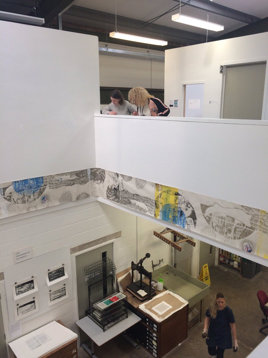 YCanvin's tweet image. Some great interactions during @LeicesterPrint Print Festival with lots of free activities on today and tomorrow (11-5)