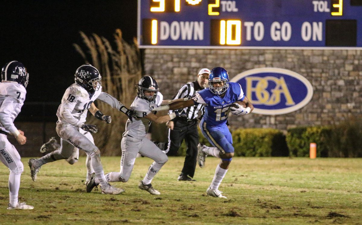 cspulliam's tweet image. The Story. The Photos. The Video --&amp;gt; williamsonherald.com/sports/article… Battle Ground Academy raced past region rival Franklin Road Academy 50-7 to reach the DII-AA championship. BGA will face CPA in the final in two weeks.