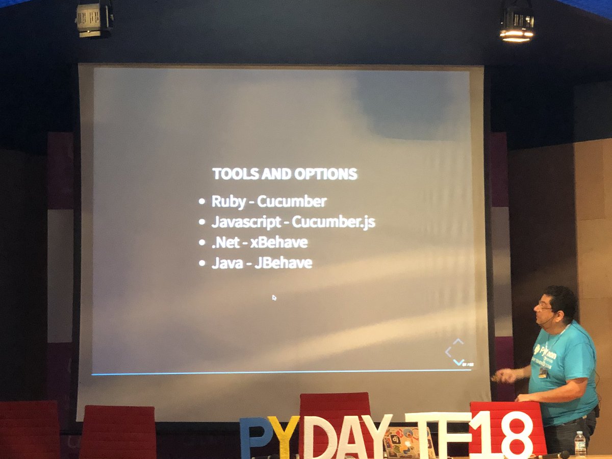 letdos's tweet image. Behave para @python
#ruby con @cucumberbdd 
#cucumberJS para @JavaScript 
#xbehave en #Dotnet 
#jbehave para @java 
#PyDayTF18