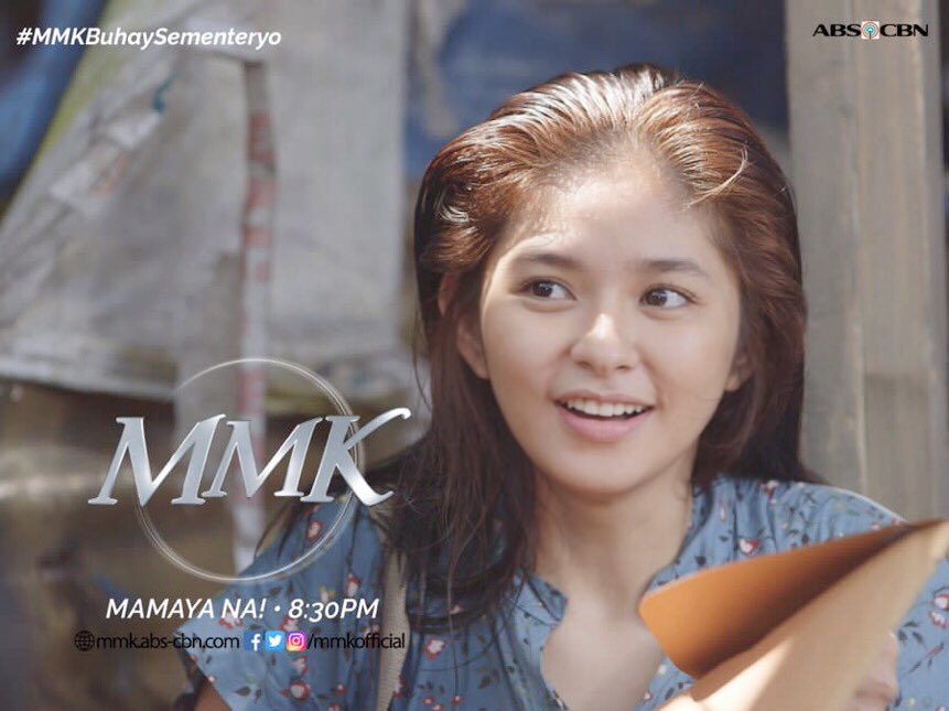 iamAndalioLoisa's tweet photo. MMK na po! Who’s watching? RT! 
YUNG PUSO KO! #MMKBuhaySementeryo https://t.co/C2tA17K97J