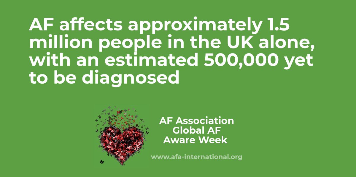 KnowYourPulse's tweet photo. AF affects 1.5 million people in the UK alone, with approximately 500,000 yet to be diagnosed
Know Your Pulse to Know Your Heart Rhythm – it could save your life
Find out more: https://t.co/XF12oyiWri #AFAwareWeek https://t.co/0HnDWZBQoM