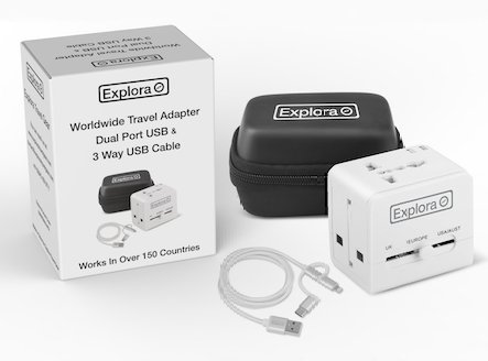 ExploraTools's tweet photo. #BLACKFRIDAY Amazon Special Black Friday Deal: 53% Off The World's Smallest Travel Adapter + Free Universal USB Cable worth £9.99!
https://t.co/rFrGKLcMQA https://t.co/PWLB7BSm4z