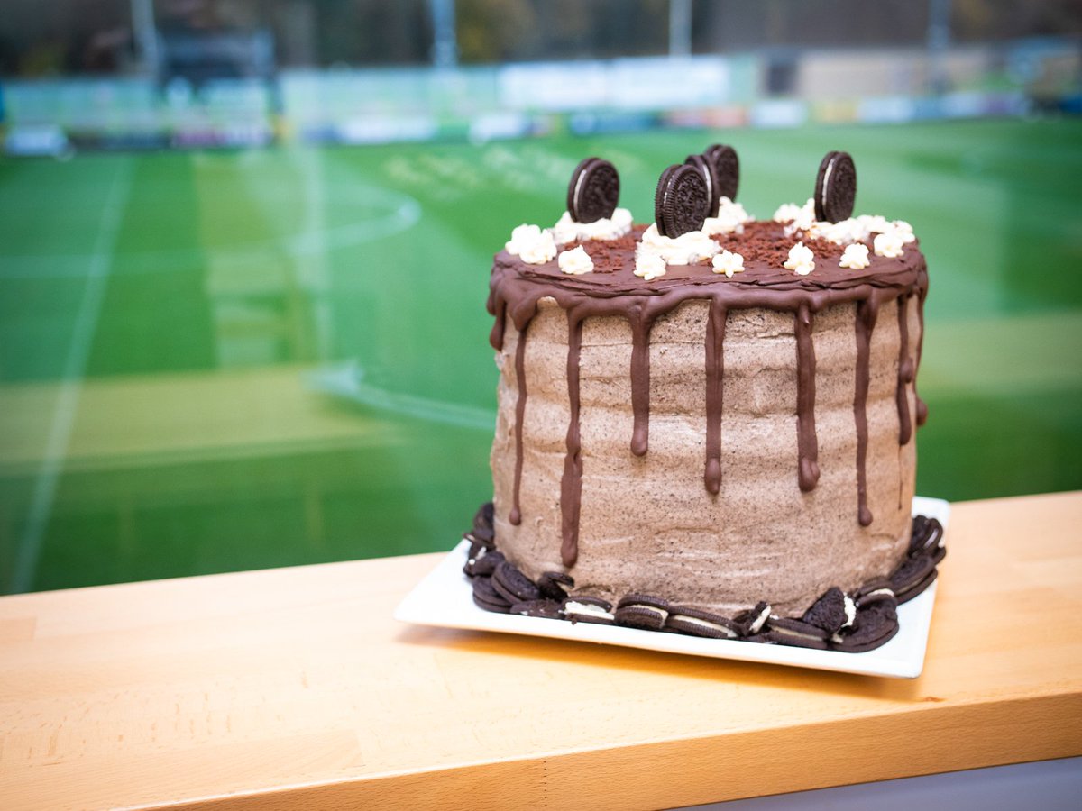 FGRFC_Official's tweet photo. 🎂| Today's game marks our 3rd #vegan birthday as a football club. To celebrate, our superb chef Jade has baked us a cake. We are selling slices of the cake for £1.90 in the Carol Embrey Suite during today's game with all money raised going to @TheVeganSociety. Enjoy!

#WeAreFGR https://t.co/SawEkOZEVi