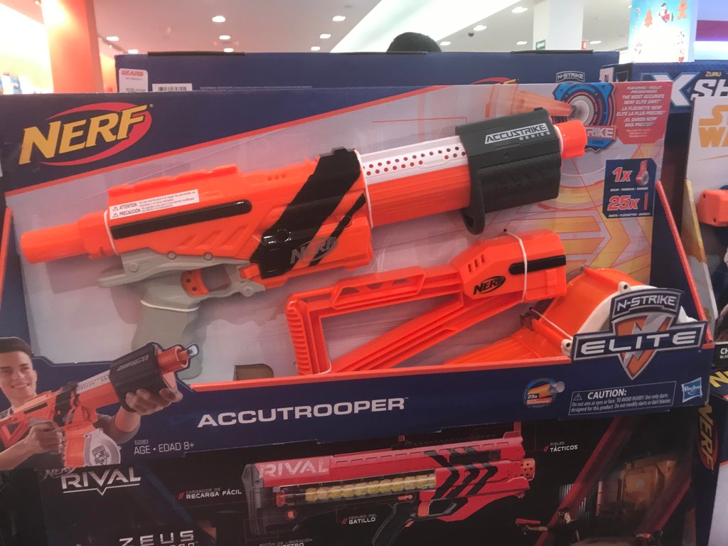N E R F情 報 局 Foam Blaster Lab Rebt 雑談 Nerf Accustrike Accutrooper メキシコのトイザらスでもwalmartでもなく普通のおもちゃ屋さんにも入荷している模様 というわけでほっとけば米尼にやって来る可能性大になりましたとさ わざわざ代行使った N E R F情 報 局 Foam Blaster Lab Rebt 雑談 Nerf Accustrike Accutrooper メキシコのトイザらスでもwalmartでもなく普通のおもちゃ屋さんにも入荷している模様 というわけでほっとけば米尼にやって来る可能性大になりましたとさ わざわざ代行使った