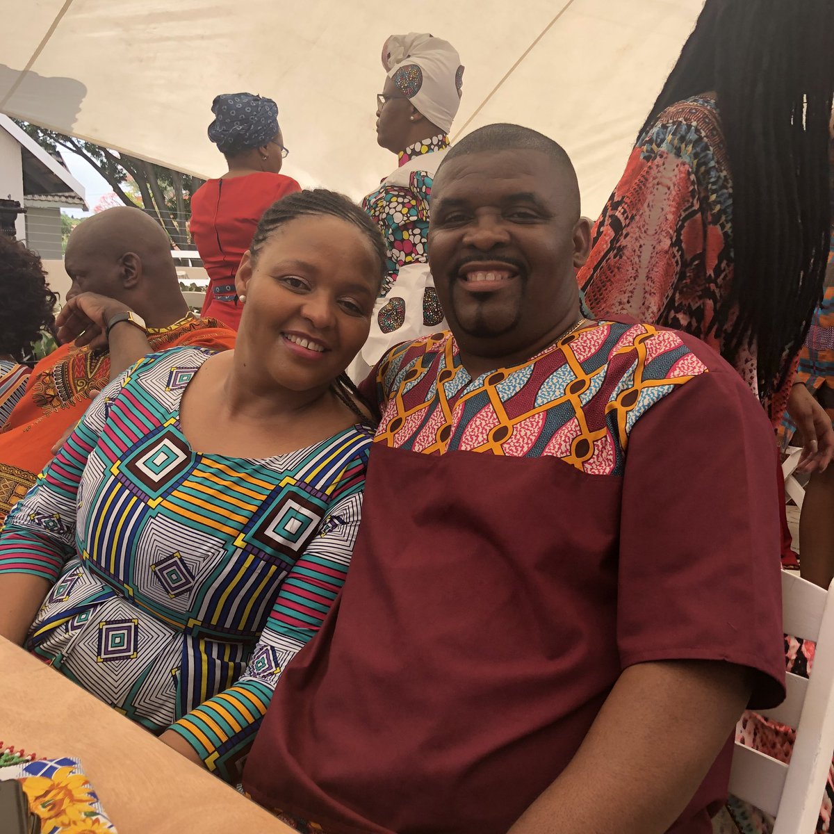 WayneMDuval's tweet photo. Enjoying a traditional wedding with my friends @PsBenjie and Pastor Simon and our friend PJ whose son has gotten married , at Rhema we make lasting relationships https://t.co/JdbPbe4efV