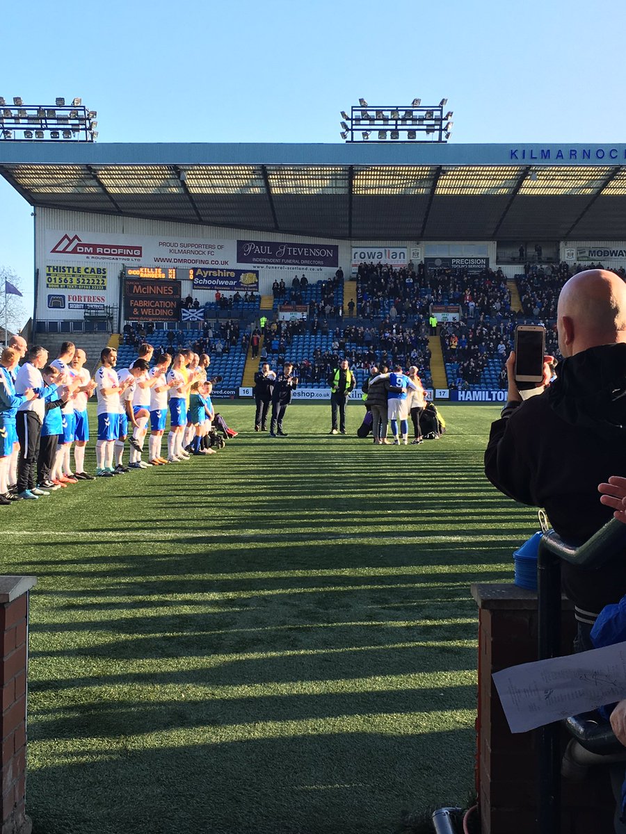 Good luck to both teams at today’s testimonial for <a href="/BoydyOfficial/">Boydy Testimonial</a> #football #kilmarnockfc #sunshineoverkillie