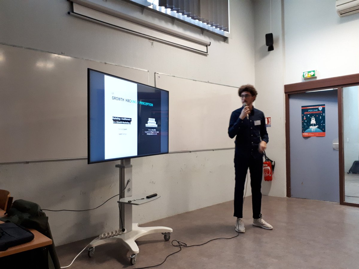 trouveuntech's tweet photo. C'est parti! Pierre Levi nous parle de #GrowthHacking ou plutot de #webmarketing https://t.co/E7xTz4dmAW