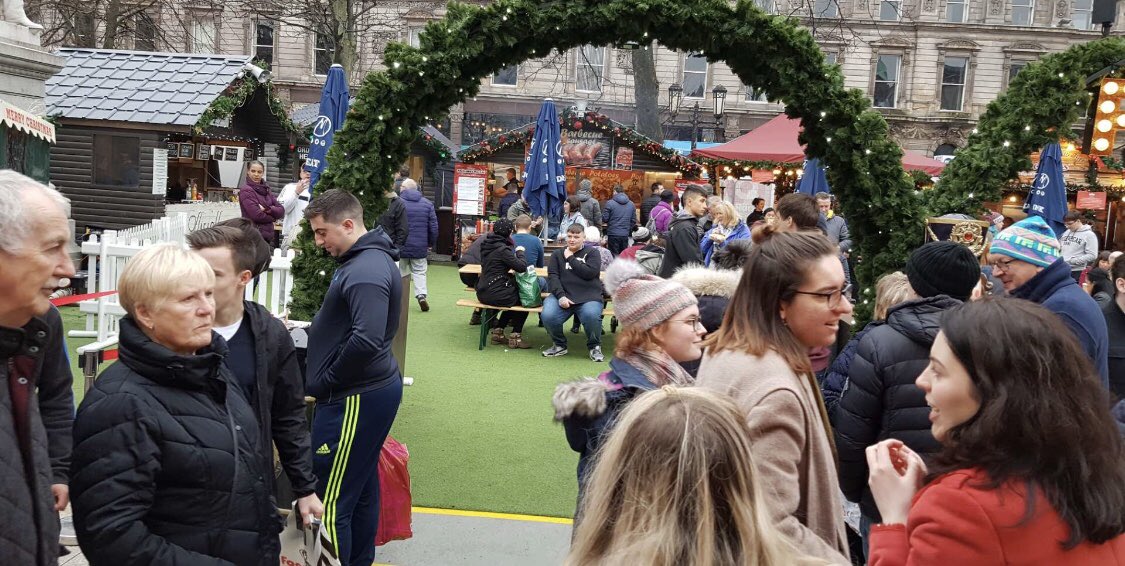 Our Food Court is back by popular demand ... Wonder what food stalls are in there 🤔 #belfastchristmas