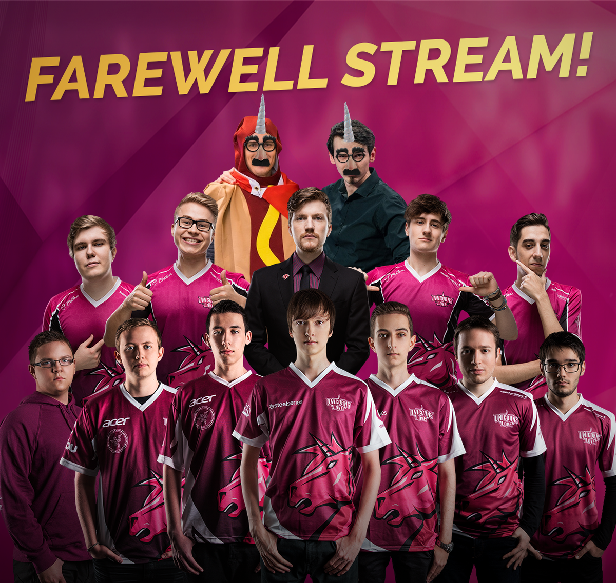 Unicorns Of Love On Twitter Unicorns We Re Streaming Tomorrow At 8pm Cet Our Old Players Latest Roster And Academy Team Will Fight Each Others In 4 Friendly In House Games There Is Even Unicorns of love is european organization. we re streaming tomorrow at 8pm cet