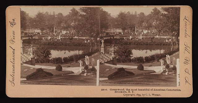 AlexandraKMosca's tweet photo. The caption on this 1899 stereoview called @GreenWoodHF #Cemetery "the most beautiful of American cemeteries." #taphophile #tombstonetourist #finalrestingplaces #graveyardtourism #Brooklyn https://t.co/0ha3t8Lkvv