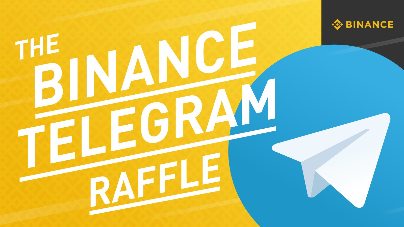 Binance on Twitter: "#Binance Telegram raffle! Have a ...