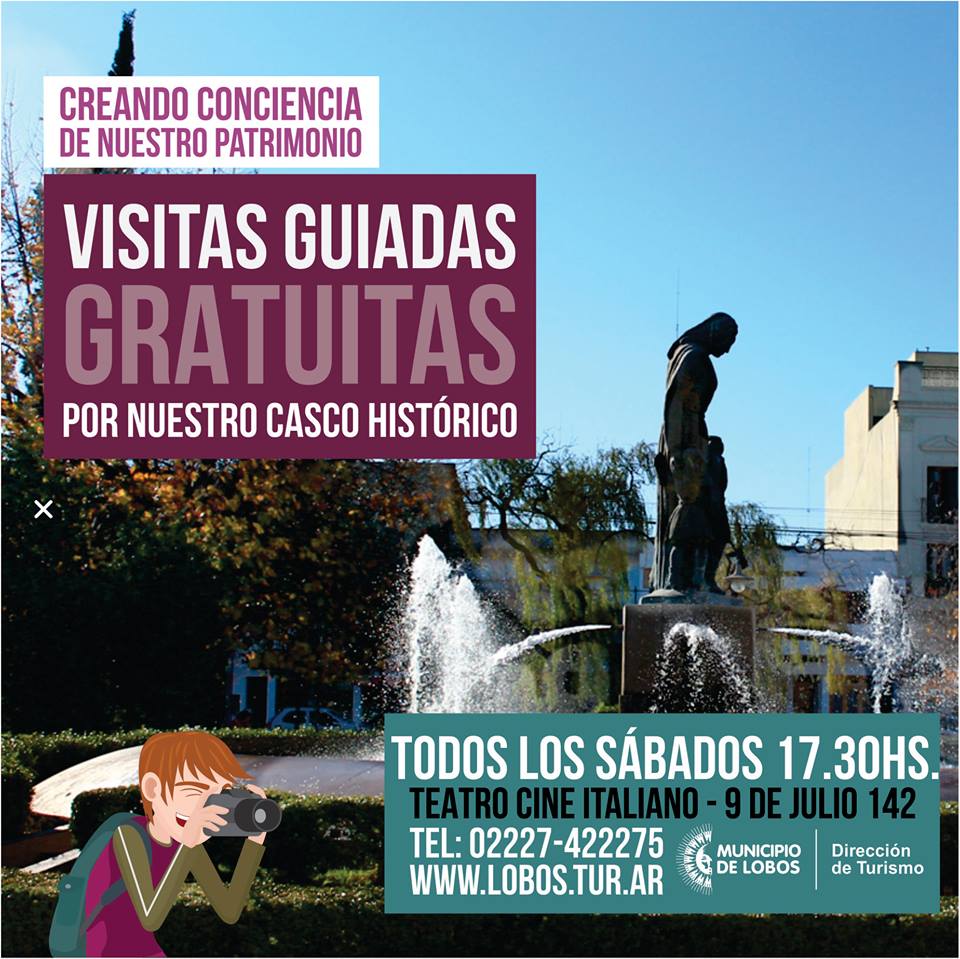 TurismoLobos's tweet photo. #BuenSabado #EsteFinde #FindeXXL te esperamos en #Lobos!! Agenda todas las #Actividades que te esperan!! #Literatura #Libros #Musica #danza #espectaculos #circo #visitasguiadas #patrimonio #cinenacional #CityTour #LobosFestejaLaTradición #SentiLobos #LobosSosVos @TurismoPBA https://t.co/K3Qejo2iPT