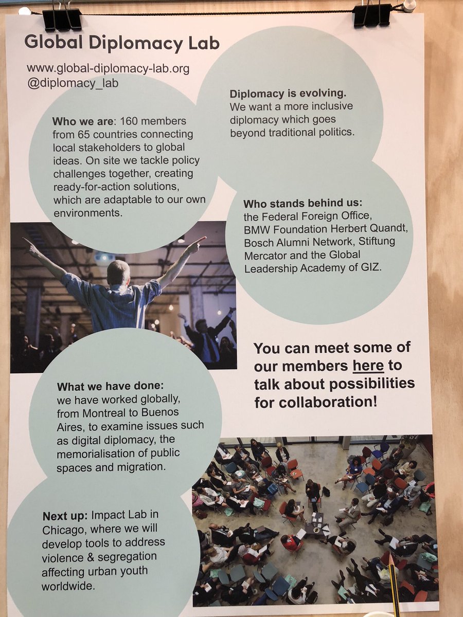 diplomacy_lab's tweet photo. Happy Saturday! How is everyone feeling? We are super excited as our members are flying in from all over the world to Chicago to work on #UrbanViolence and youth in partnership with the Mayor of Chicago’s office and the @ObamaFoundation #GDL9 @emaloba @vivi817 @TheMartyCastro https://t.co/rsLn3j8B9N