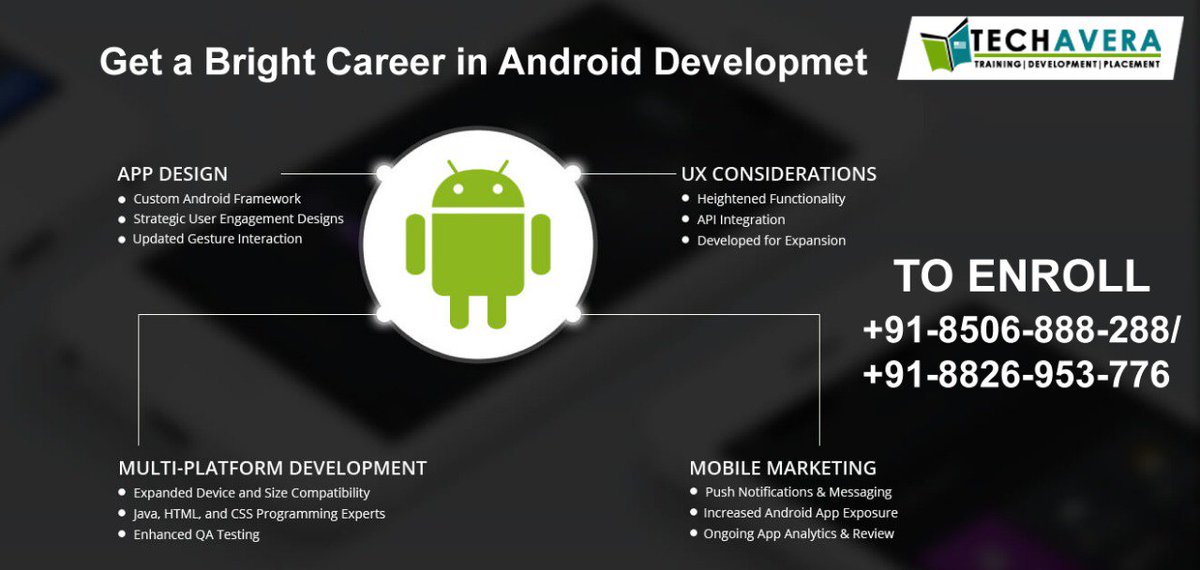 techaveranoida's tweet image. Begin your career by taking Android classes in Noida with certified professional with 10+ years of experience in real industry goo.gl/YHFW39
#TraininginstituteforAndroid #LearnAndroidDevelopment #AndroidApp #Techavera