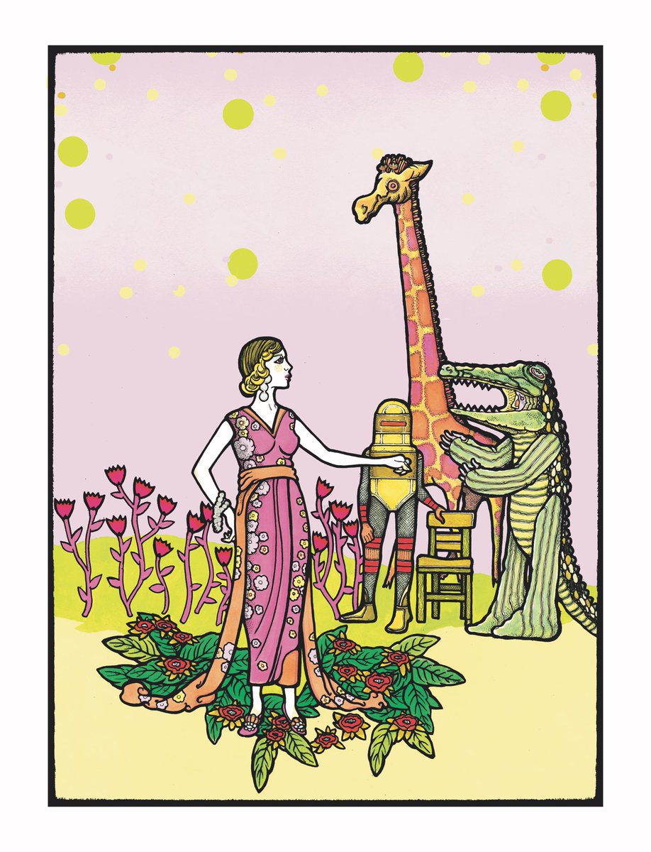 New print “Ember 14 : the 14th Gala” | archival, available | #dorshak #planetdorsahk #prettyinpink