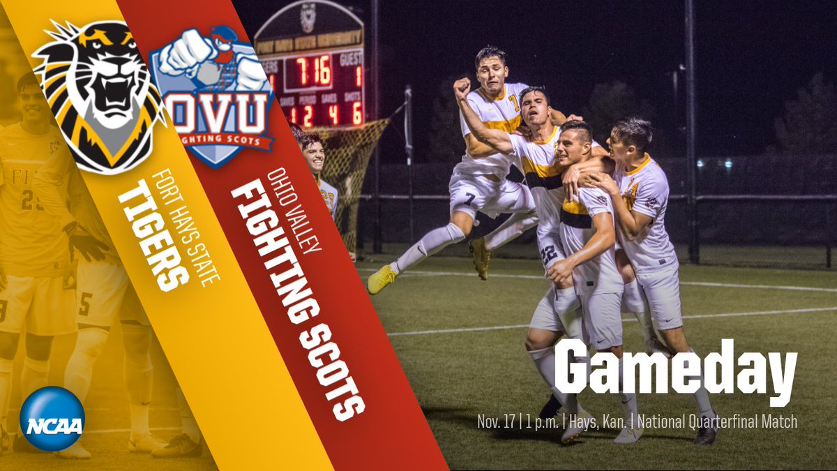 fhsusoccer's tweet photo. Game day!  @NCAADII National Quarter-Final
🆚Ohio Valley University 
📍FHSU Soccer Stadium 
⏲️1:00pm 
📺https://t.co/tawpl0JfrX https://t.co/bxs0J2EyXK