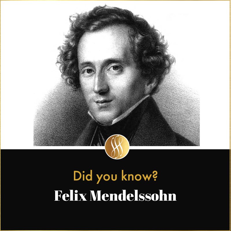 Did you know? German composer Felix #Mendelssohn was a gifted person who excelled in various fields. Aside from composing, he was a good writer, made cartoons for fun, and enjoyed painting and drawing. #symphony #southfloridasymphony #music #classicalmusic #lovemusic