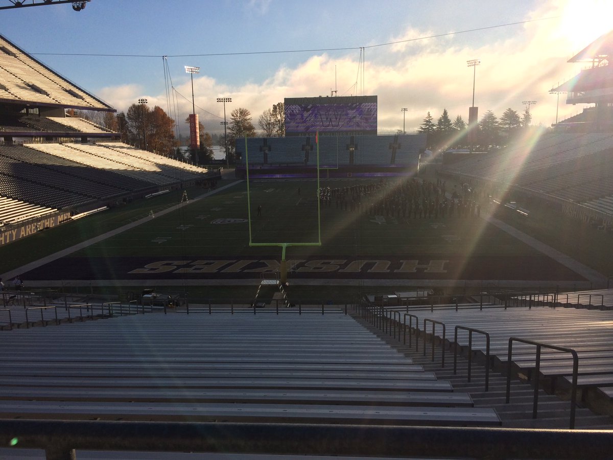 The sun is out for our final home game. All gates will be open at noon.
