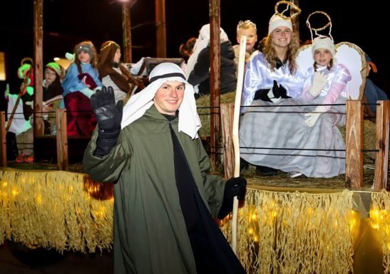 WVRoughriders's tweet photo. Roughriders bring in the holidays @ The Perkins Restaurant and Bakery Fantasy in Lights Parade in Wheeling WVA last night!!! Photos by @ontheroad_media 🎥 @IntelligencerWV @WTRF7News @WTOV9 @TheTimesLeader @HeraldStar @WesBancoArena @DowntownWHG @CityofWheeling @MayorWheeling https://t.co/YM7i3Wc66I