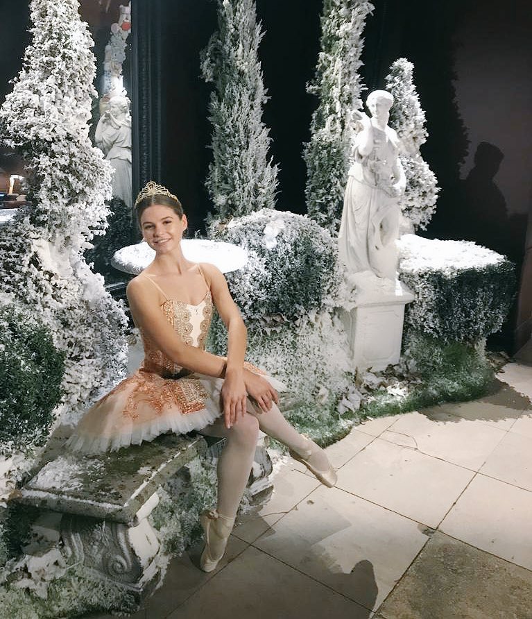 Today we started our Nutcracker residency <a href="/sketchlondon/">sketch</a> Our Sugar Plum Fairy in the land of the snow ⛄️ #eventsprof