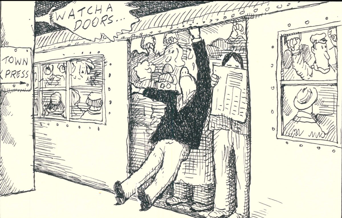 NYTransitMuseum's tweet photo. Join us at 6:30pm on Tuesday, December 11th for a lively discussion on the role of #NewYorkCity in #comics and #comicbooks with #NYTransitMuseum curator Jodi Shapiro, Karen Green of Columbia University Libraries and comic artists #StanMack and #PeterKuper! https://t.co/0sEqt36CD4 https://t.co/xRiYxclNx9