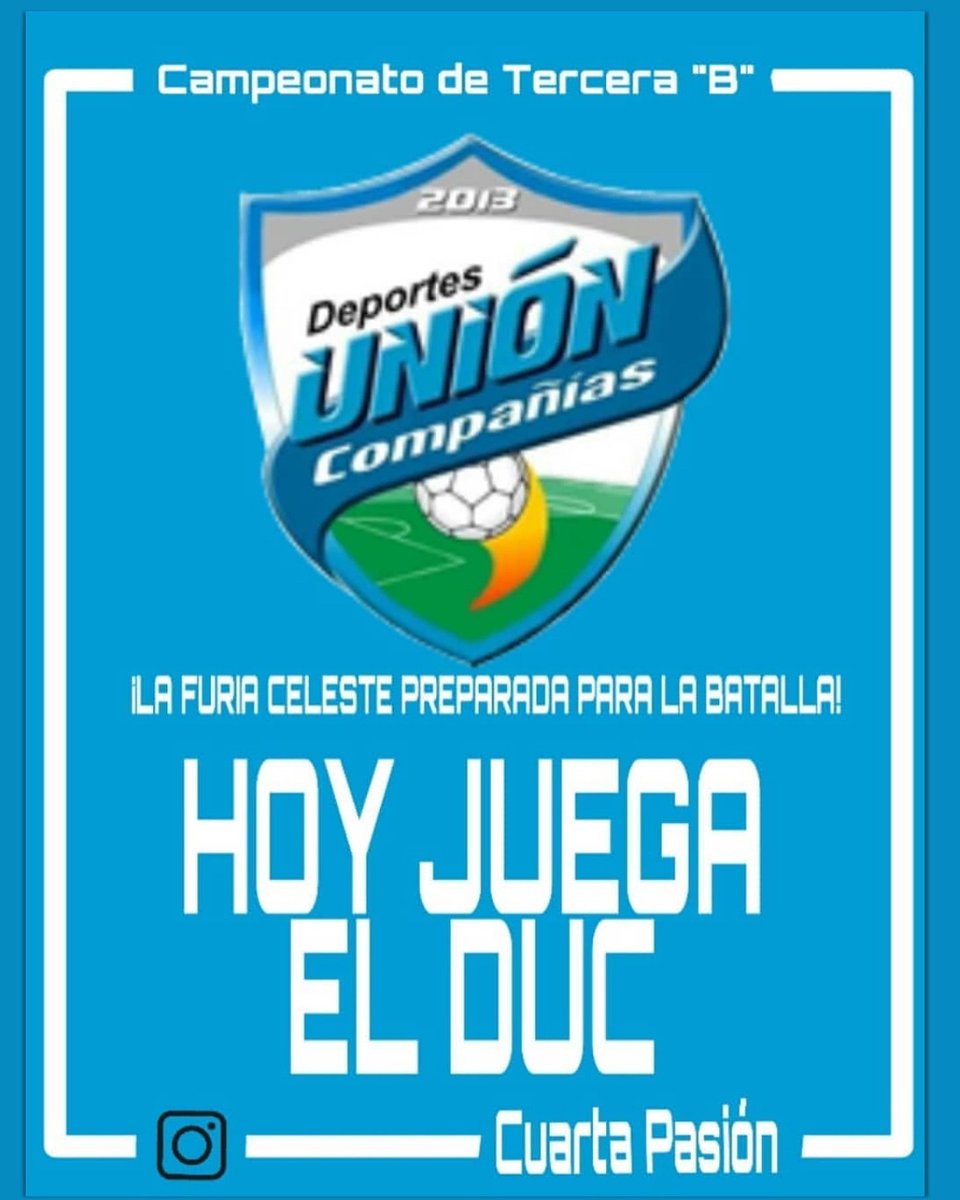 CUARTOS DE FINAL
DESDE LAS 15:00 HRS.
COMPLEJO JUAN SOLDADO, (ANFA NORTE).

APOYEMOS A LOS MUCHACHOS EN ESTE CRUCIAL ENCUENTRO.

TE ESPERAMOS..!!!!!!