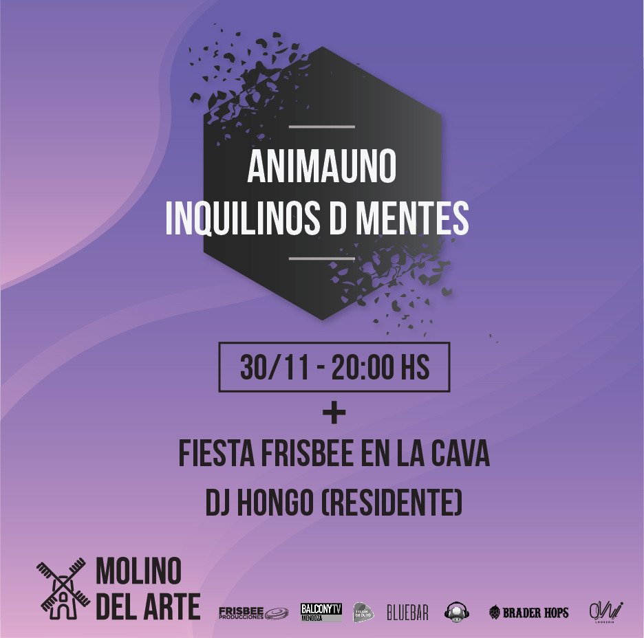 ANIMAUNO's tweet photo. 👉 El VIERNES 30 tocamos con tremenda banda en @MuniLujanDeCuyo 
🔶🔹Vamos a presentar #AlFrente, nuestro último disco! 👽
https://t.co/IHXqczizr3 https://t.co/5n2Bt3Tppv