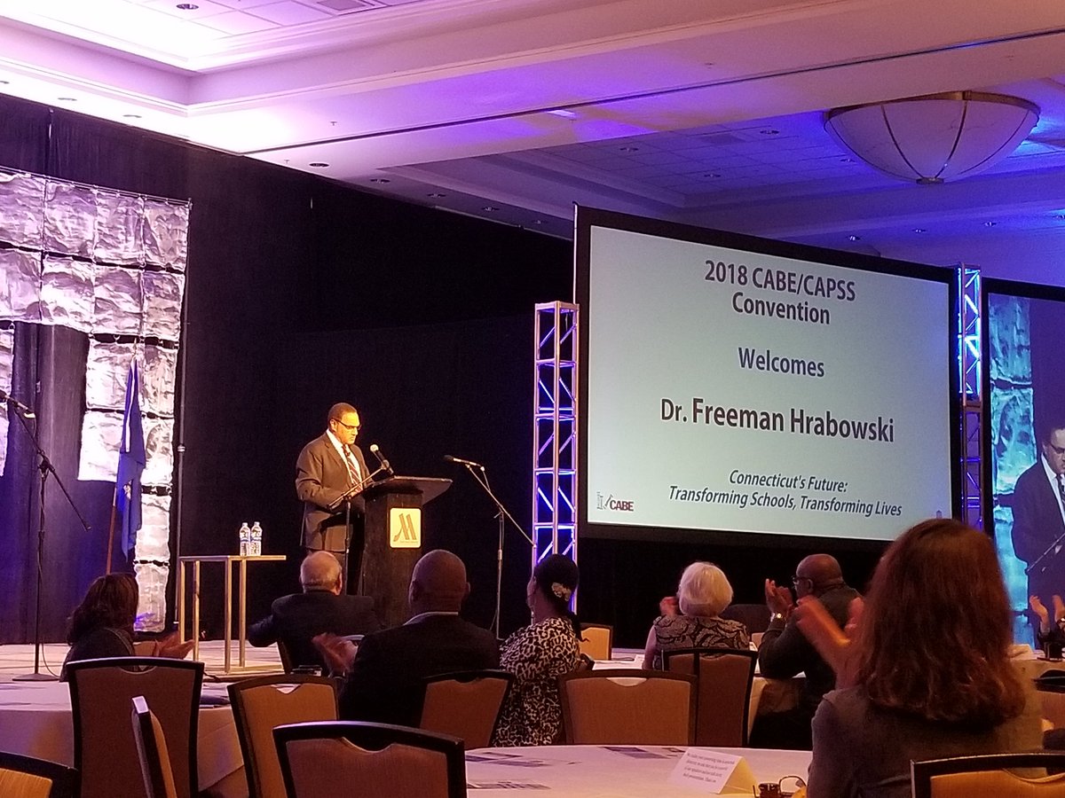 isobeltx's tweet photo. "University presidents should be as concerned about preK as" -- I didn't hear the end of the sentence as he was drowned out by applause. @CTCenterSchChng #CABECAPSS2018 #equitableclassooms https://t.co/OArltQEbzL