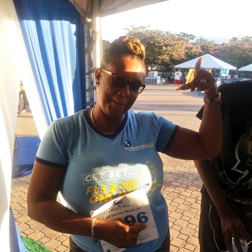 JamaicaTax's tweet photo. #CSW5K today is a grest day, we all showed up, moved for a cause & celebrated Civil Servants all over this beautiful country #JamaicaLandWeLove @publicsector_ja @MOFJamaica @themohgovjm @DrNigelClarke @RunningEventsJa @fayvalwilliams @christufton @onthegroundjm @rjrnews @JISNews https://t.co/zrBs08sKZl