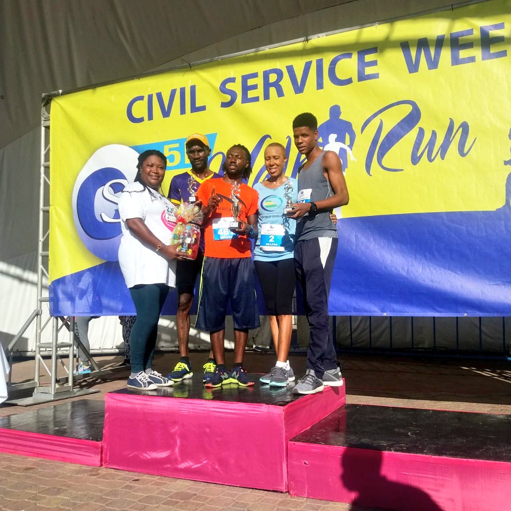 JamaicaTax's tweet photo. #CSW5K today is a grest day, we all showed up, moved for a cause & celebrated Civil Servants all over this beautiful country #JamaicaLandWeLove @publicsector_ja @MOFJamaica @themohgovjm @DrNigelClarke @RunningEventsJa @fayvalwilliams @christufton @onthegroundjm @rjrnews @JISNews https://t.co/zrBs08sKZl