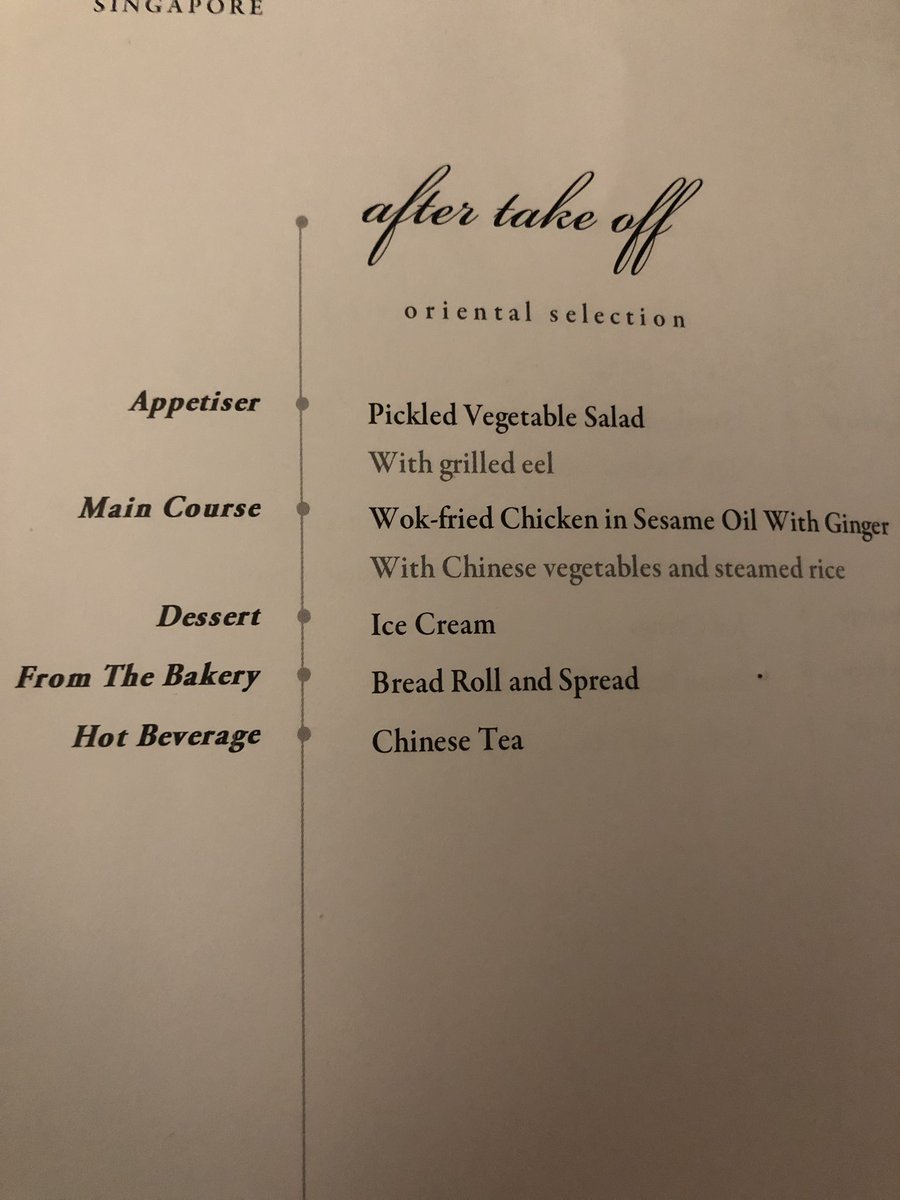 agentnath's tweet photo. @SingaporeAir on SQ833 from Shanghai back home. The Pickled Vegetables with Grilled Eels is amazing!! Giving a great shoutout to SingaporeAir inflight meals! https://t.co/FbUBBzjicG