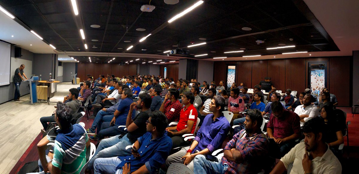 anprak's tweet image. Many great presentations at @ReactBangalore meetup at @Microsoft office today. It was a pleasure for us all at @MicrosoftTeams engineering team in Bangalore to host such a vibrant community.