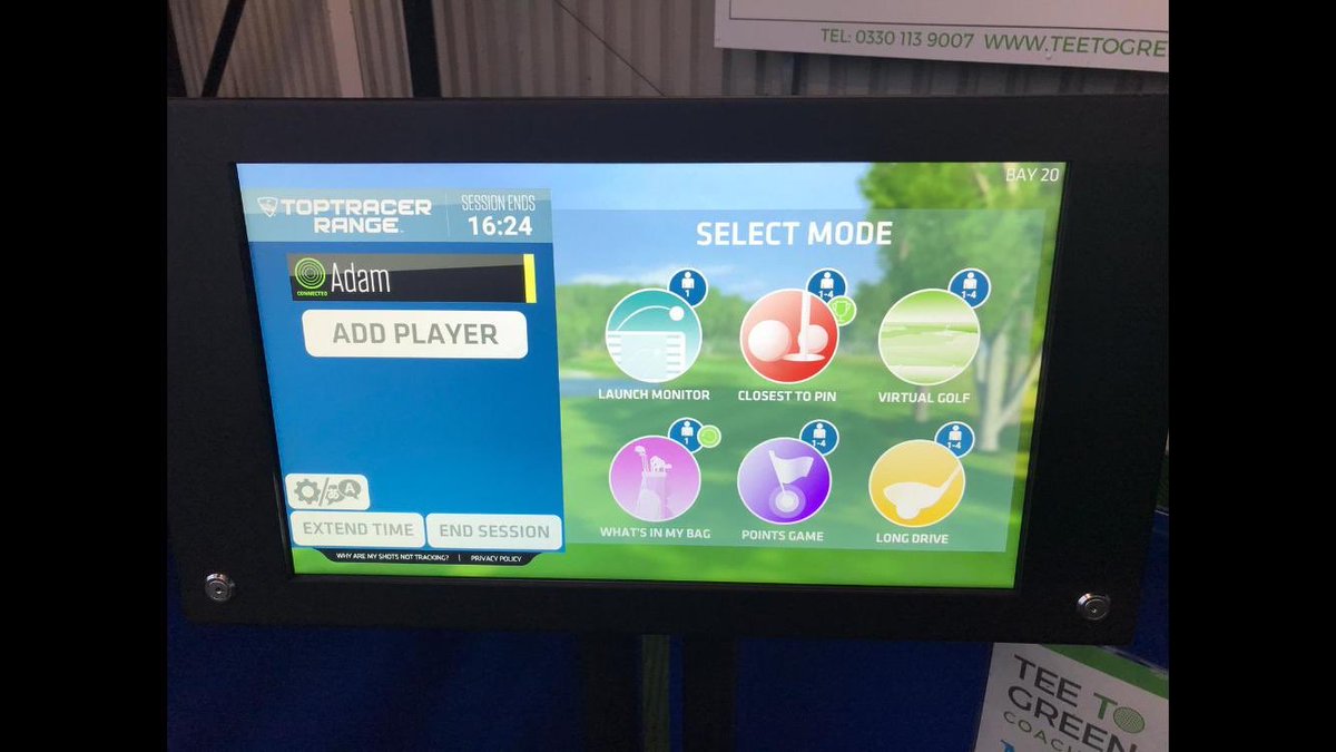 A1GolfCentre's tweet photo. @Toptracer_Golf is ready 😎 the brilliant technology is now included in with golf ball prices. You can see your tracer lines and data, play points games, courses, closest to pin and much more! Ball options are 50,75,100 ⛳️ Happy golfing 😁#golfrange #golf #toptracer https://t.co/I6yY289mjx