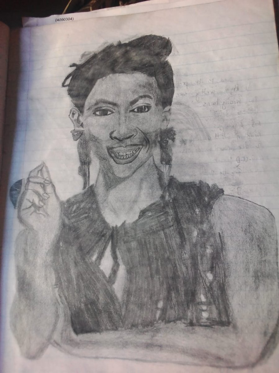 ChomiYaJeso's tweet photo. He wrote: Me and my drawing...ππππππππ #LookAtGodChallenge https://t.co/AqUiZ8bWTt