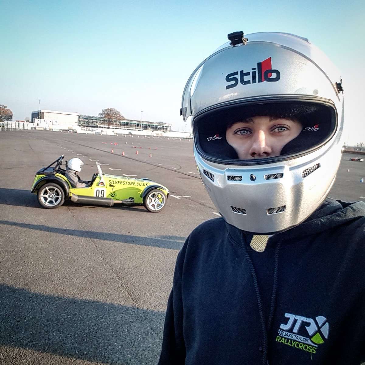 Going sideways in this today! Autotesting at <a href="/SilverstoneUK/">Silverstone</a> <a href="/caterhamcars/">Caterham</a>   #thefutureisRX