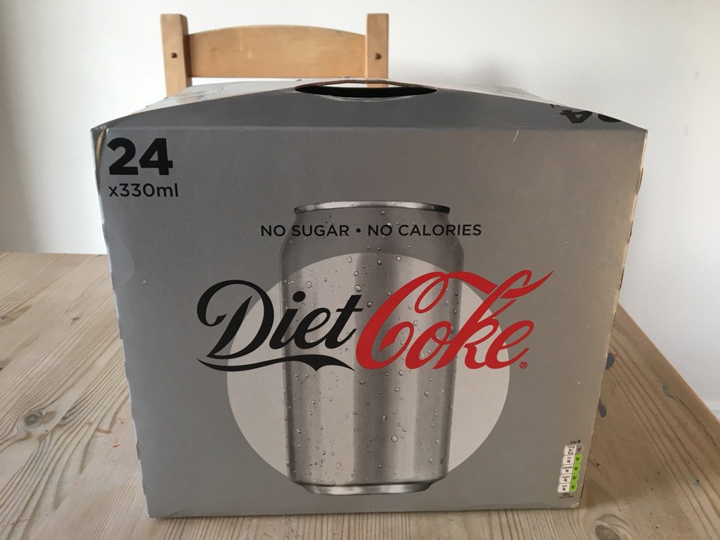 PhoebeBrain's tweet photo. Having to buy diet coke now instead of much preferred @pepsimaxuk as packs in @Tesco @sainsburys and @morrisons were all wrapped in #plastic #singleuseplastic #lessplastic https://t.co/JyTsrEtn3N