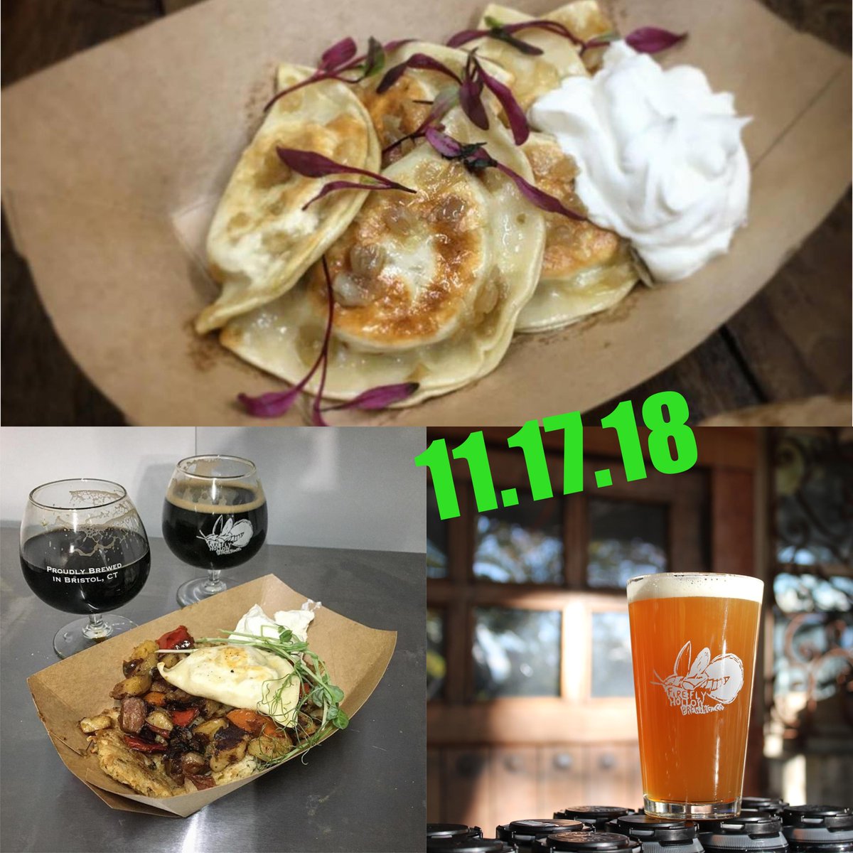 Grab Steak and Cheese Pierogi, Kielbasa sandwich or potato pancakes with @wolfskis today in the taproom. Our IPA brewed with all local ingredients, Local Bud IPA, hits the draft lines today too!