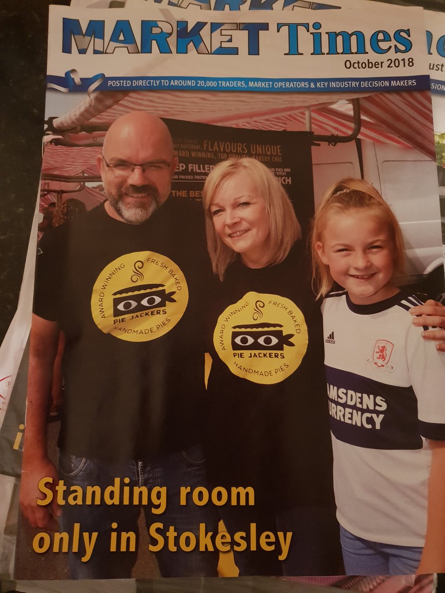 MissEmily_B's tweet image. I spy pie - front cover stars, local #TeesValley #Business @PieJackers feature in the @marketsmatter magazine. Quality produce from a quality business. #LovePie #GetPieJacked