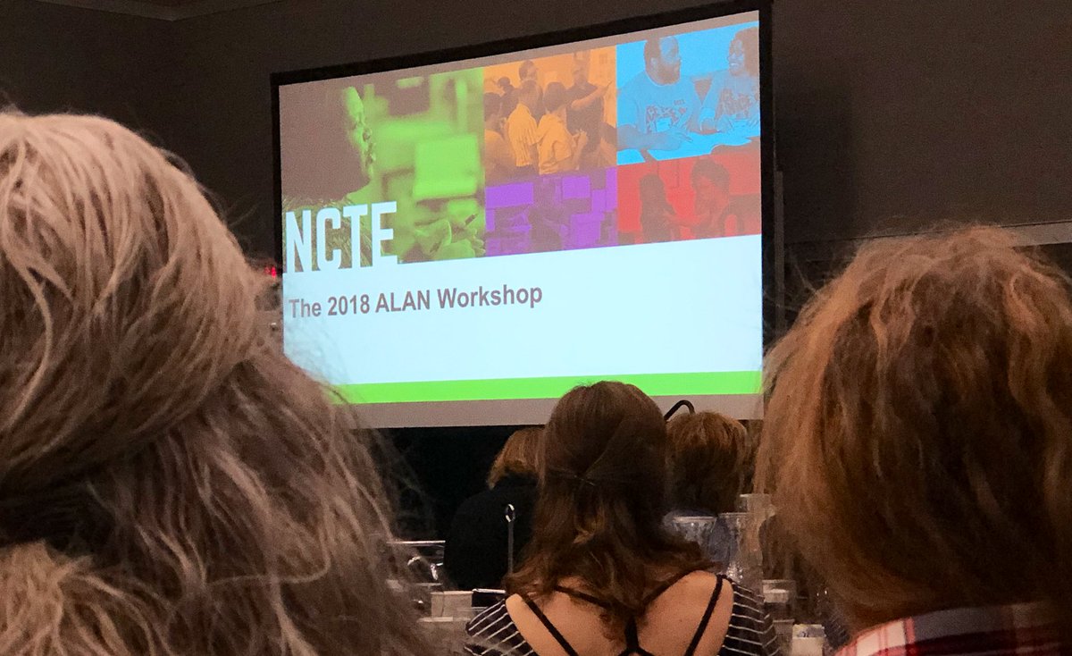 MLuckritz's tweet photo. Literature cultivates essential empathy by allowing us to “eavesdrop on the hearts of others” Michael Cart, ALAN Award Winner @ncte @ncte_cel #NCTE18 #raisingstudentvoices https://t.co/lH188n5FoK