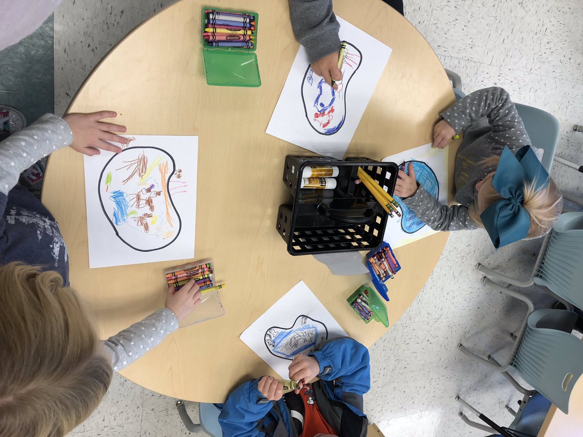 MsRosie_library's tweet photo. Kindergarten worked on build challenge of creating animal habitats with a picture book AND 🤖 robots!! @ozobot 
#kindergarten 
#buildchallenge 
#hobbshappycampers @bcsdschools @psesteamcoach #makerspace #makeitbetter #psemakes #psestories https://t.co/Mlgj5Q2Evl