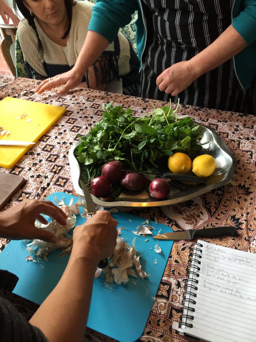 candypass's tweet image. Loved learning the art of the Biryani with fellow foodies under the tutelage of @AdvWithFood - I may not recreate one in all its glory but I’m gonna give it a darn good try