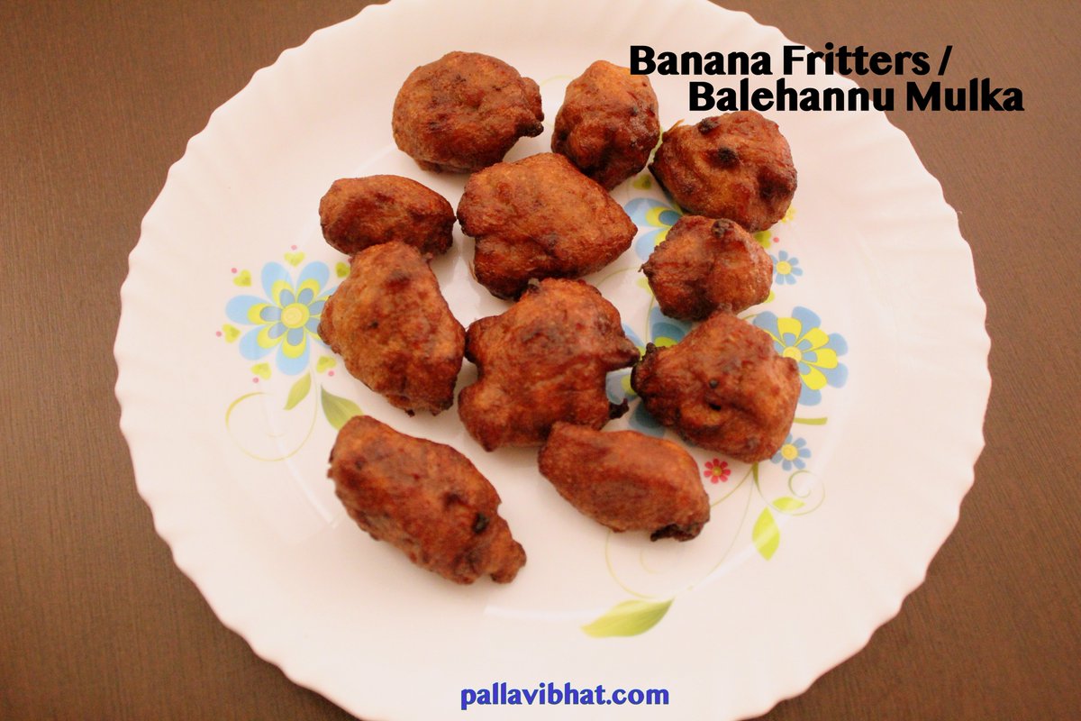 pallavibhat.com/banana-fritter…
Check out this unique recipe made from Banana. It's too yummy. 
#Indianvegrecipes #snacks #cooking #Bananarecipes #Banana #Sweets #vegan #bananafritters #bananapaniyaram #lovetocook #Cooking