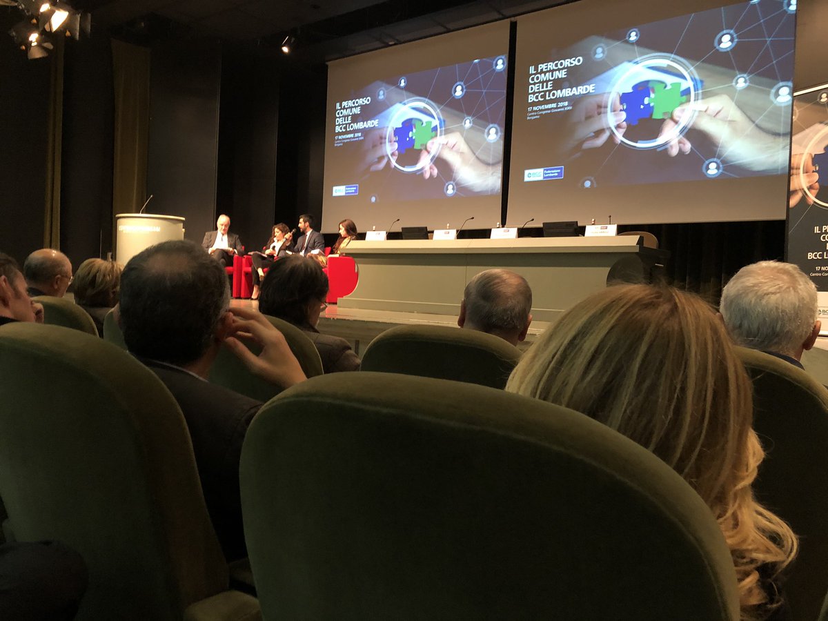 grignaschi's tweet photo. Al convegno delle #BCC Lombarde a #Bergamo nel bel Centro Congressi Giovanni XXIII. Molto interessanti i risultati dell’indagine sui clienti e il successivo dibattito con i Giovani Soci in chiave di prospettive future per il #creditocooperativo https://t.co/PW1jcQTMDr