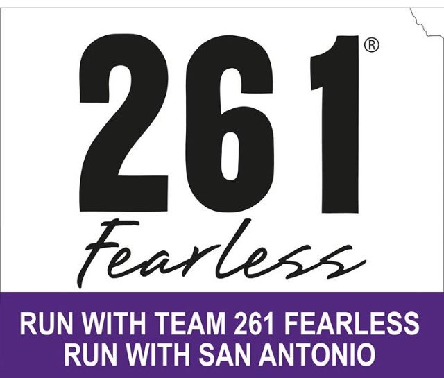 KVSwitzer's tweet photo. Join in the @261Fearless virtual 5K run wherever you are on Dec 1! RUN &amp; SUPPORT our #261Friends Team and the brand new @261fearlesstxhc  at the Humana @RunRocknRoll San Antonio!
To register:👉 email cmayer@261fearless.org to receive an exclusive 261 bib!
💜💜💜 https://t.co/H5oRPOkHe4