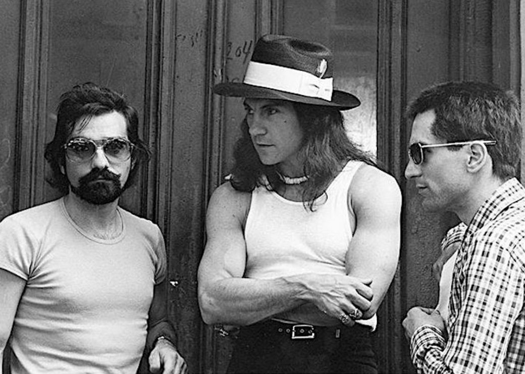 Happy Birthday to MARTIN SCORSESE, shown here with Sport and Travis on the set of TAXI DRIVER. 