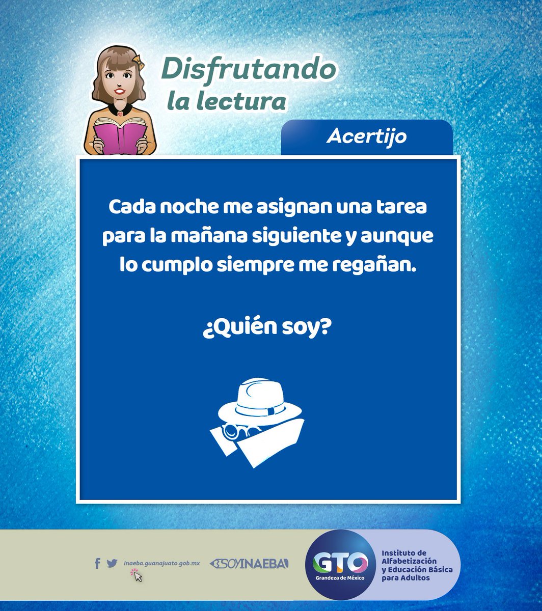 SoyINAEBA's tweet photo. ¡Llegó el momento de los pasatiempos! En fin de semana, diviértete en  familia con #SoyINAEBA.
#Acertijo #FelizPuente #FelizSábado https://t.co/u2eS0jQ1wY
